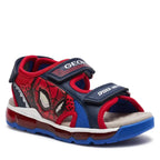 Geox Geox Παιδικά Πέδιλα Ανατομικά με Φωτάκια για Αγόρι Μπλέ Κόκκινα Πέδιλο Αγόρι Φωτάκια / Sandal Boy Lights sandalia-geox-j-sandal-android-boy-j450qb-014ce-c0735-s-navy-red-0000303479718