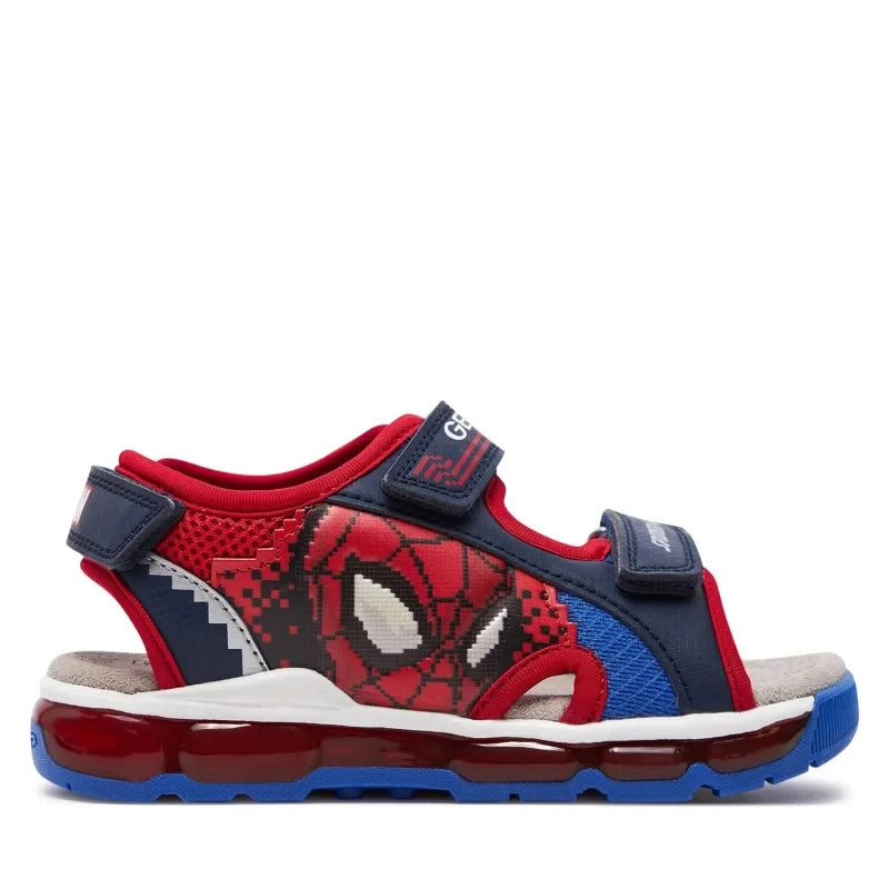 Geox Geox Παιδικά Πέδιλα Ανατομικά με Φωτάκια για Αγόρι Μπλέ Κόκκινα Πέδιλο Αγόρι Φωτάκια / Sandal Boy Lights sandalia-geox-j-sandal-android-boy-j450qb-014ce-c0735-s-navy-red-0000303479718_1