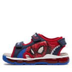 Geox Geox Παιδικά Πέδιλα Ανατομικά με Φωτάκια για Αγόρι Μπλέ Κόκκινα Πέδιλο Αγόρι Φωτάκια / Sandal Boy Lights sandalia-geox-j-sandal-android-boy-j450qb-014ce-c0735-s-navy-red-0000303479718_5