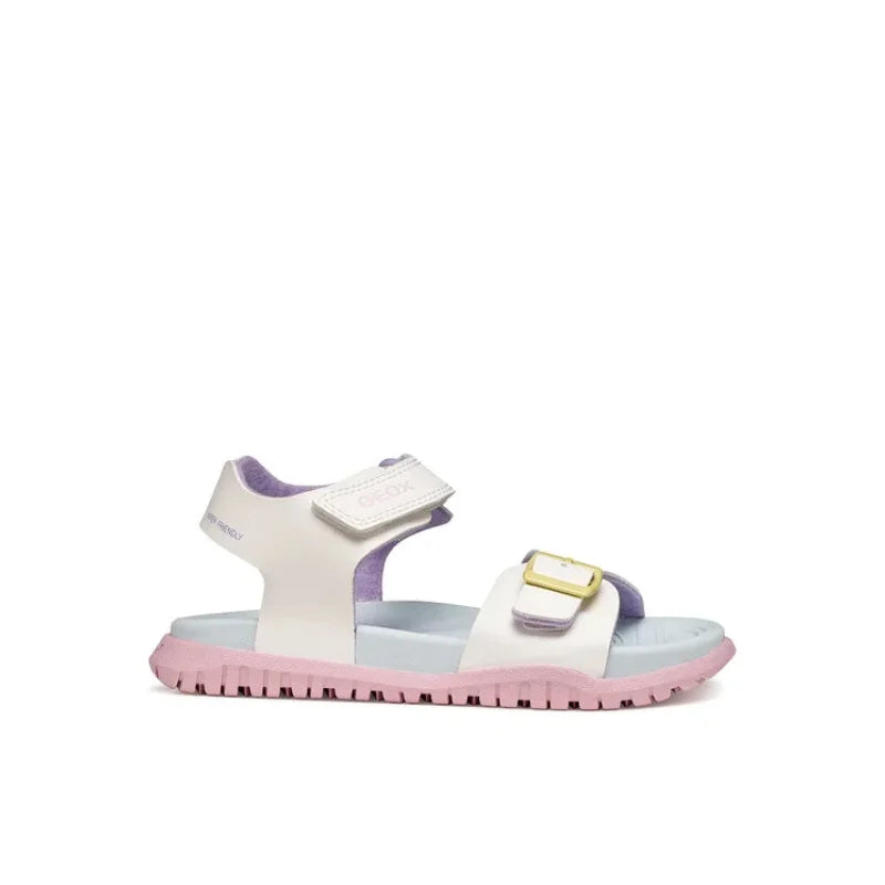 Geox J Sandal Fusbetto Gi J35HQA 000BC C0653 Λευκό Σανδάλια