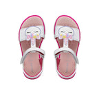 Geox Geox J65P1C Joyfoot Girl Παιδικά Πέδιλα με Μονόκερο - Λευκό/Φούξια Πέδιλο Κορίτσι / Sandals Girl sandalia-geox-j-sandal-joyfoot-gir-j65p1c-000hh-c1441-d-leuko-0000305705037_4