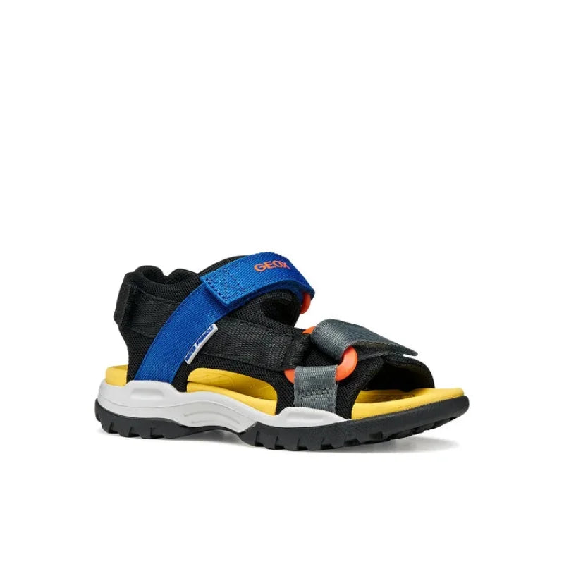 Geox Geox Jr Borealis J450RE 01411 C0245 Μαύρο Παιδικά Σανδάλια Πέδιλο Αγόρι / Sandals Boy sandalia-geox-jr-borealis-j450re-01411-c0245-s-mauro-0000305702043_1