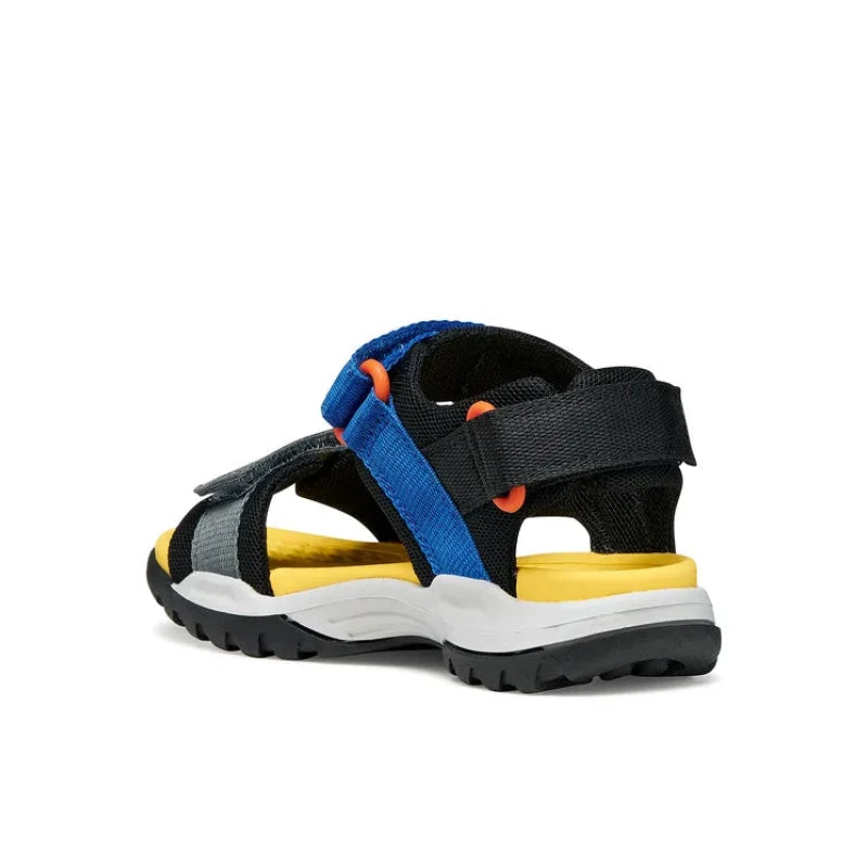 Geox Geox Jr Borealis J450RE 01411 C0245 Μαύρο Παιδικά Σανδάλια Πέδιλο Αγόρι / Sandals Boy sandalia-geox-jr-borealis-j450re-01411-c0245-s-mauro-0000305702043_2