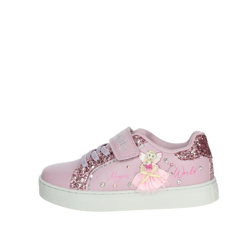 Lelli Kelly Lelli Kelly παιδικά sneakers με φωτάκια LKAL4484-RO88 για κορίτσια ροζ Παπούτσι Κορίτσι Φωτάκια / Shoes with Lights Girl sneakers-bassa-lkal4484-rosa