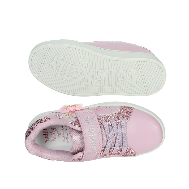 Lelli Kelly Lelli Kelly παιδικά sneakers με φωτάκια LKAL4484-RO88 για κορίτσια ροζ Παπούτσι Κορίτσι Φωτάκια / Shoes with Lights Girl sneakers-bassa-lkal4484-rosa_6