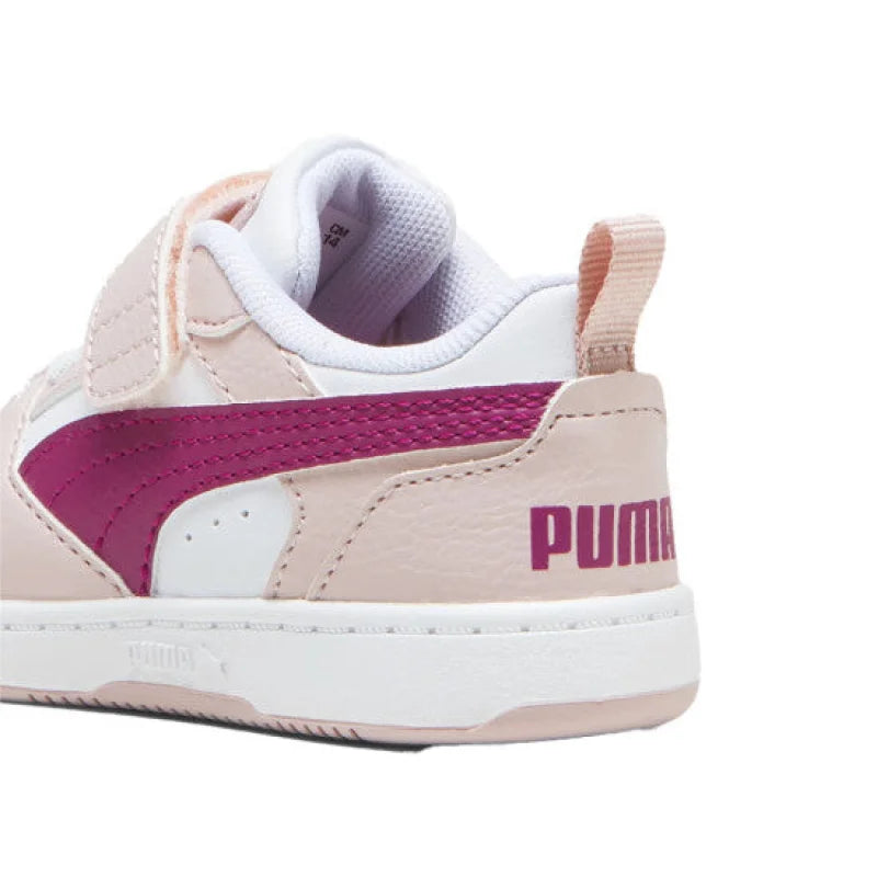 Puma Puma Rebound V6 Lo Λευκό - Άνεση και Στυλ σε Κάθε Βήμα Sneaker Κορίτσι / Sneaker Girl sneakers-puma-koritsi-leyko-roz-pastel-kai-mwb_0001_Layer96-550x550
