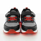 Leomil Spiderman Boys Kids Athletic Sport SP011275-174 Μαύρο Παπούτσι Αγόρι Φωτάκια / Shoes with Lights Boy spiderman-sneakers-front-view