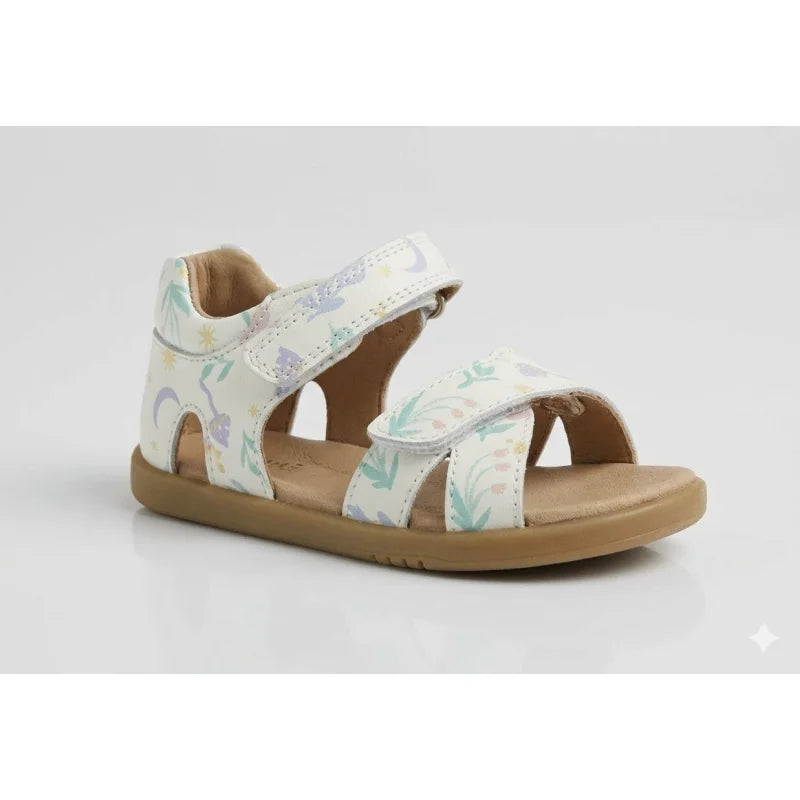 Bobux Bobux Παιδικά Σανδάλια Flora iwalk BQ10675W54LE White Floral Πέδιλο Κορίτσι / Sandals Girl unnamed_1