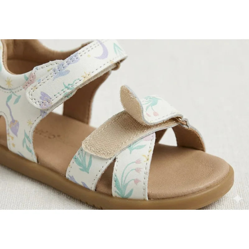 Bobux Bobux Παιδικά Σανδάλια Flora iwalk BQ10675W54LE White Floral Πέδιλο Κορίτσι / Sandals Girl unnamed_2