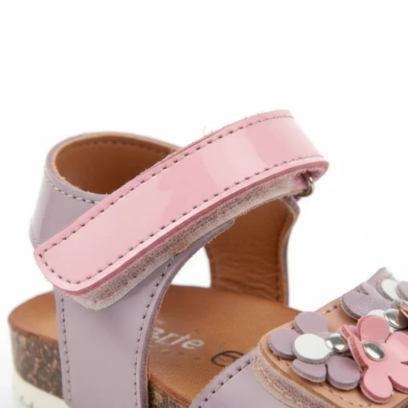 Bionatura Bionatura Δερμάτινα Παιδικά Πέδιλα για Κορίτσια Φούξια Πέδιλο Κορίτσι / Sandals Girl velcro