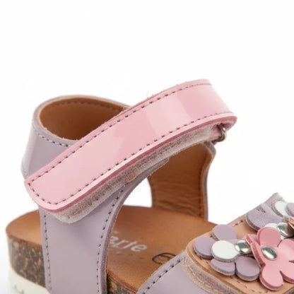 Bionatura Bionatura Δερμάτινα Παιδικά Πέδιλα για Κορίτσια Φούξια Πέδιλο Κορίτσι / Sandals Girl velcro