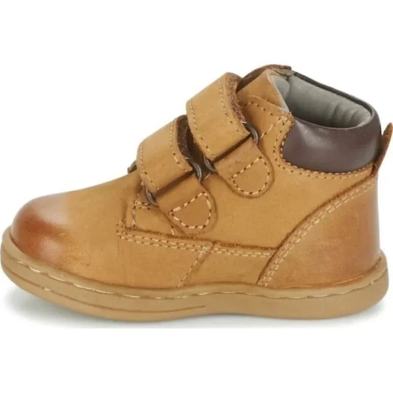 Kickers Kickers Δερμάτινα Παιδικά Ανατομικά Μποτάκια για Αγόρια Οχρα Μποτάκι Αγόρι / Boots Boys 20171019130925_a4dc685b