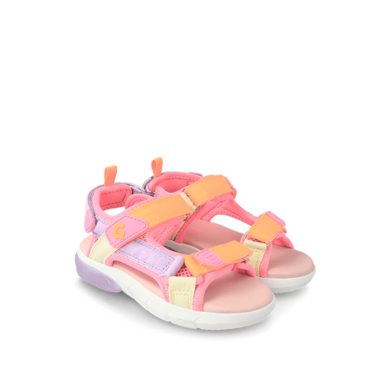 Garvalin Anatomical Children's Sandals for Girls Pink