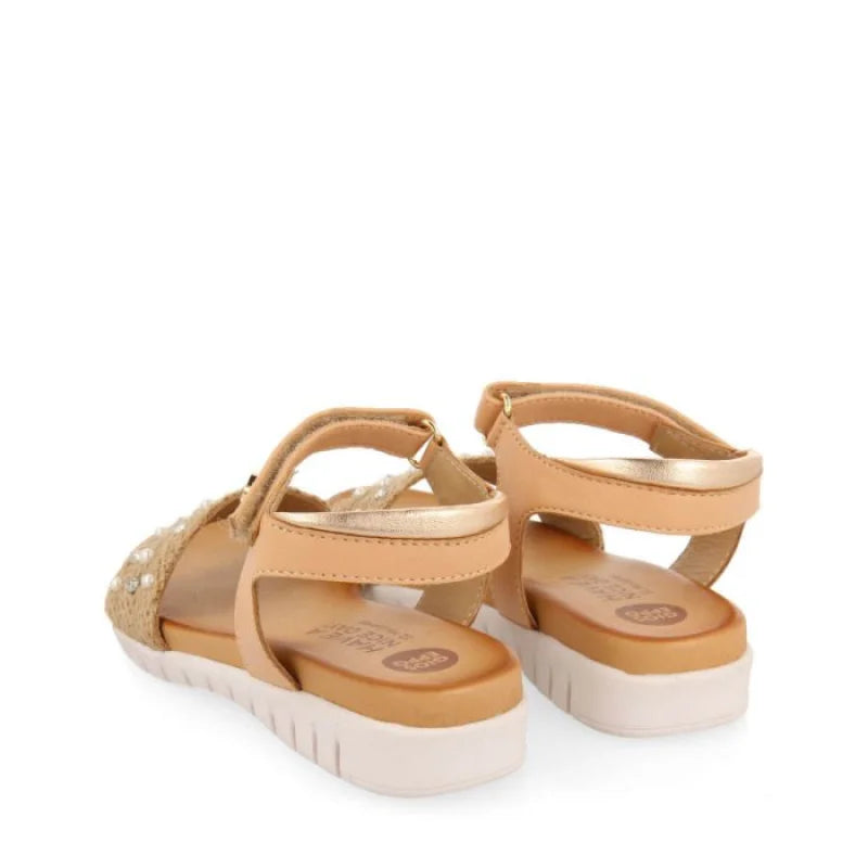 Gioseppo Gioseppo Δερμάτινα Ανατομικά Παιδικά Πέδιλα για Κορίτσια Ροζ Χρυσό Πέδιλο Κορίτσι / Sandals Girl 68227_oro_rosado_03_1