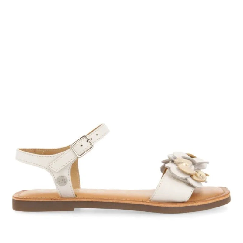 Gioseppo Gioseppo Δερμάτινα Ανατομικά Παιδικά Πέδιλα για Κορίτσια Λευκό Πέδιλο Κορίτσι / Sandals Girl 68746_blanco_01