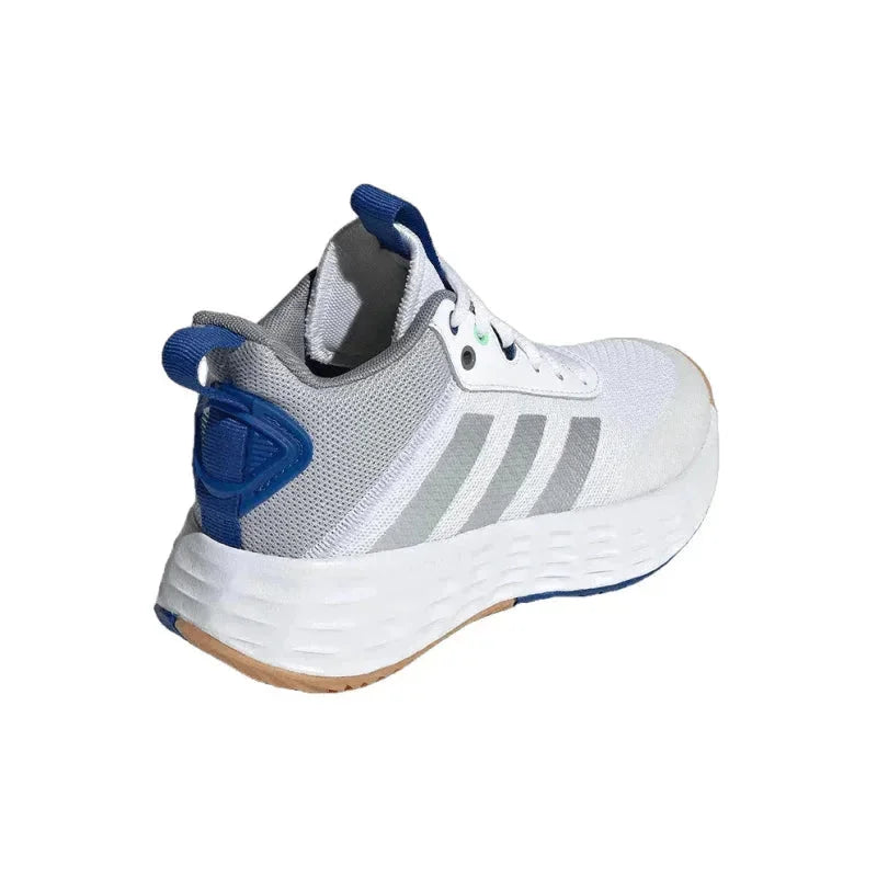 Adidas Adidas Αθλητικά Παιδικά Παπούτσια Μπάσκετ OwnTheGame 2.0 K Cloud White / Silver Metallic / Royal Blue Αθλητικά Αγόρι /Sportshoes Boys Adidas-AW23-GW1553-Grey-Poline-_-_-758
