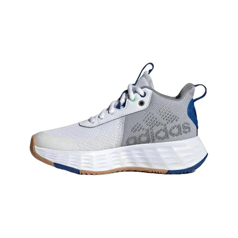 Adidas Adidas Αθλητικά Παιδικά Παπούτσια Μπάσκετ OwnTheGame 2.0 K Cloud White / Silver Metallic / Royal Blue Αθλητικά Αγόρι /Sportshoes Boys Adidas-AW23-GW1553-Grey-Poline-_-_-99