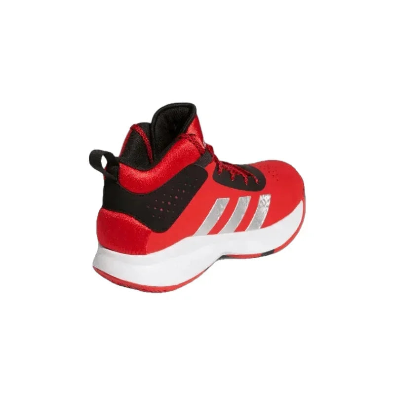 Adidas Adidas Αθλητικά Παιδικά Παπούτσια Μπάσκετ Cross Em Up 5 Vivid Red / Silver Metallic / Core Black Αθλητικά Αγόρι /Sportshoes Boys Adidas-AW23-GX4791-Red-Poline-_-_-504