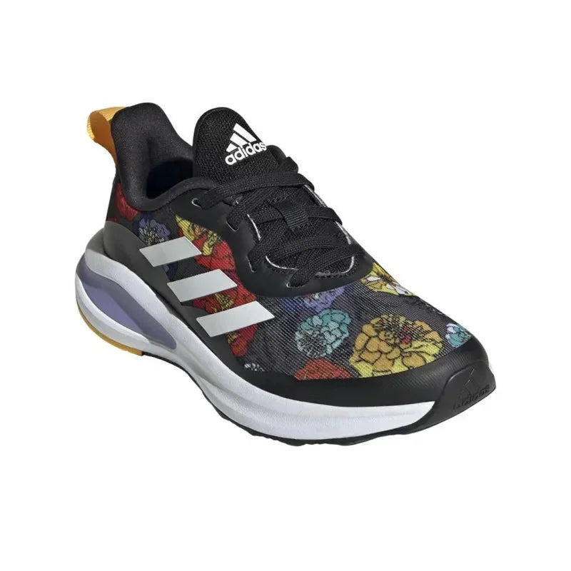 Adidas Adidas Αθλητικά Παιδικά Παπούτσια Running Fortarun El Core Black / Cloud White / Bold Gold Αθλητικά Κορίτσι /Sportshoes Girl Adidas-SS22-GV7846-Black-Poline-_-_-463