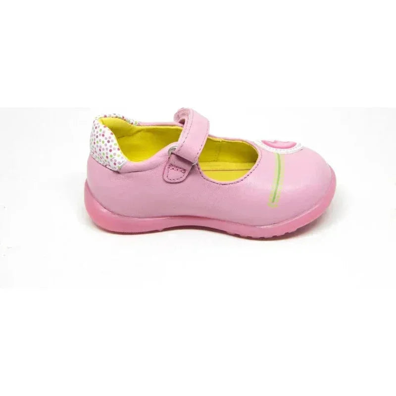 Αgatha Ruiz De La Prada Agatha Ruiz De La Prada Παιδικές Μπαλαρίνες με Σκρατς Δερμάτινες Ροζ Μπαρέτα/ Ballerina / Flat Shoes Girl Agatha-Ruiz-De-La-Prada-192900-Pink-Poline-_-_-522