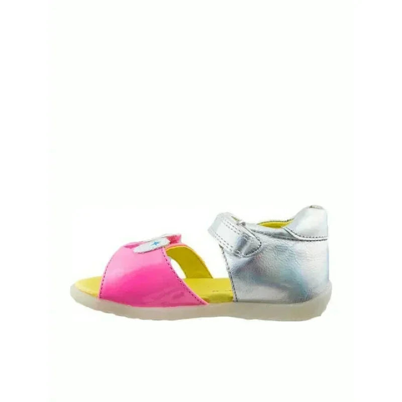 Αgatha Ruiz De La Prada Agatha Ruiz De La Prada Παιδικά Πέδιλα Ασημί Πέδιλο Κορίτσι / Sandals Girl Agatha-Ruiz-De-La-Prada-192909-Silver-Poline-_-_-337
