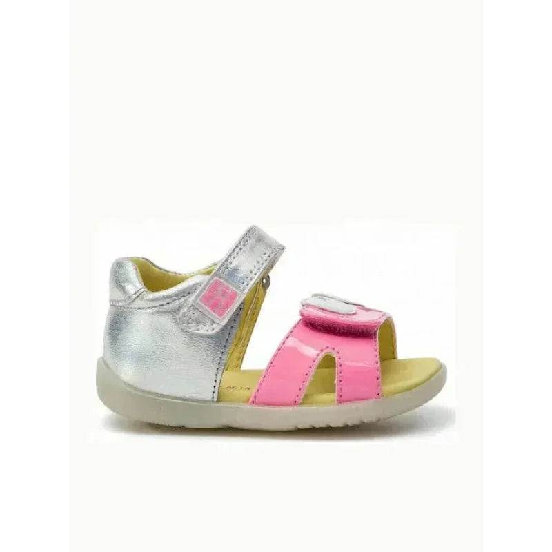 Αgatha Ruiz De La Prada Agatha Ruiz De La Prada Παιδικά Πέδιλα Ασημί Πέδιλο Κορίτσι / Sandals Girl Agatha-Ruiz-De-La-Prada-192909-Silver-Poline-_-_-593