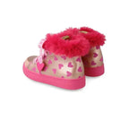 Αgatha Ruiz De La Prada Agatha Ruiz De La Prada Δερμάτινα Παιδικά Μποτάκια με Κορδόνια Χρυσά Μποτάκι Κορίτσι / Boots Girl Agatha-Ruiz-De-La-Prada-AW23-221941-Gold-Poline-_-_-166