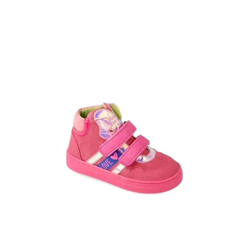 Αgatha Ruiz De La Prada Agatha Ruiz De La Prada Παιδικά Sneakers High με Σκρατς για Κορίτσι Φούξια Μποτάκι Κορίτσι / Boots Girl Agatha-Ruiz-De-La-Prada-AW23-221943-Pink-Poline-_-_-523