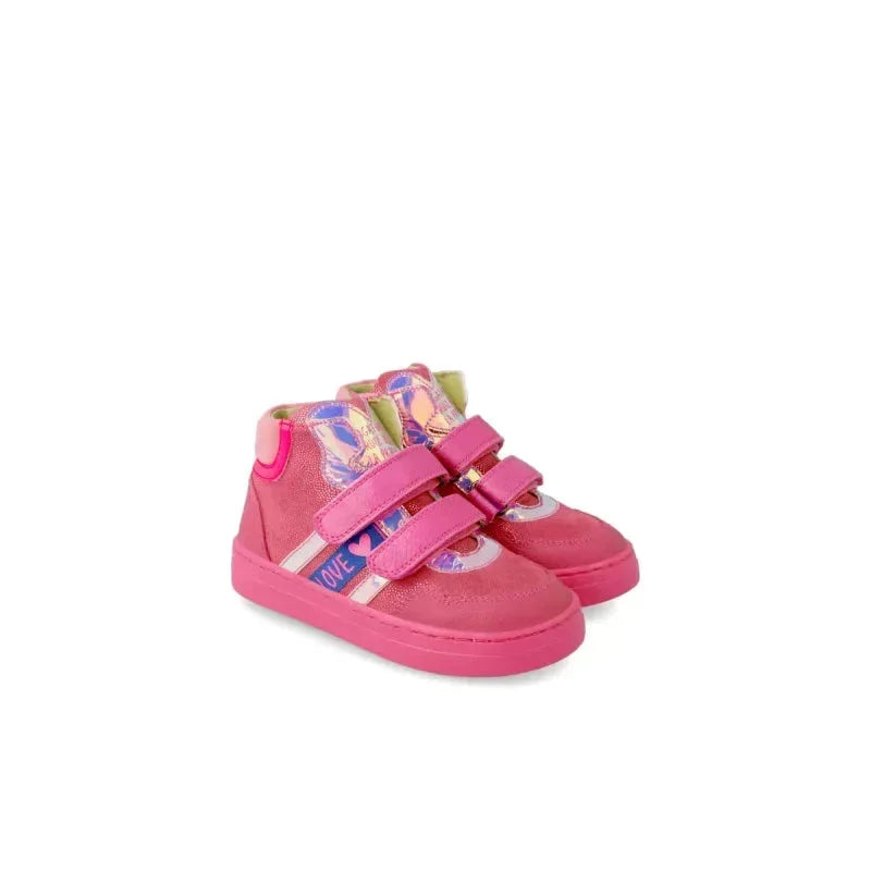 Αgatha Ruiz De La Prada Agatha Ruiz De La Prada Παιδικά Sneakers High με Σκρατς για Κορίτσι Φούξια Μποτάκι Κορίτσι / Boots Girl Agatha-Ruiz-De-La-Prada-AW23-221943-Pink-Poline-_-_-924