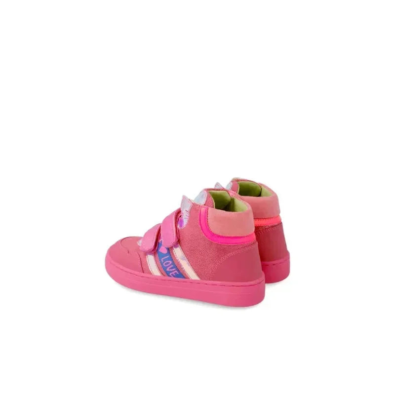 Αgatha Ruiz De La Prada Agatha Ruiz De La Prada Παιδικά Sneakers High με Σκρατς για Κορίτσι Φούξια Μποτάκι Κορίτσι / Boots Girl Agatha-Ruiz-De-La-Prada-AW23-221943-Pink-Poline-_-_-953