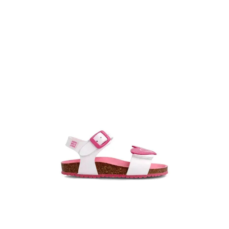 Αgatha Ruiz De La Prada Agatha Ruiz De La Prada Παιδικά Πέδιλα Λευκά Πέδιλο Κορίτσι / Sandals Girl Agatha-Ruiz-De-La-Prada-SS22-222951-White-Poline-_-_-878