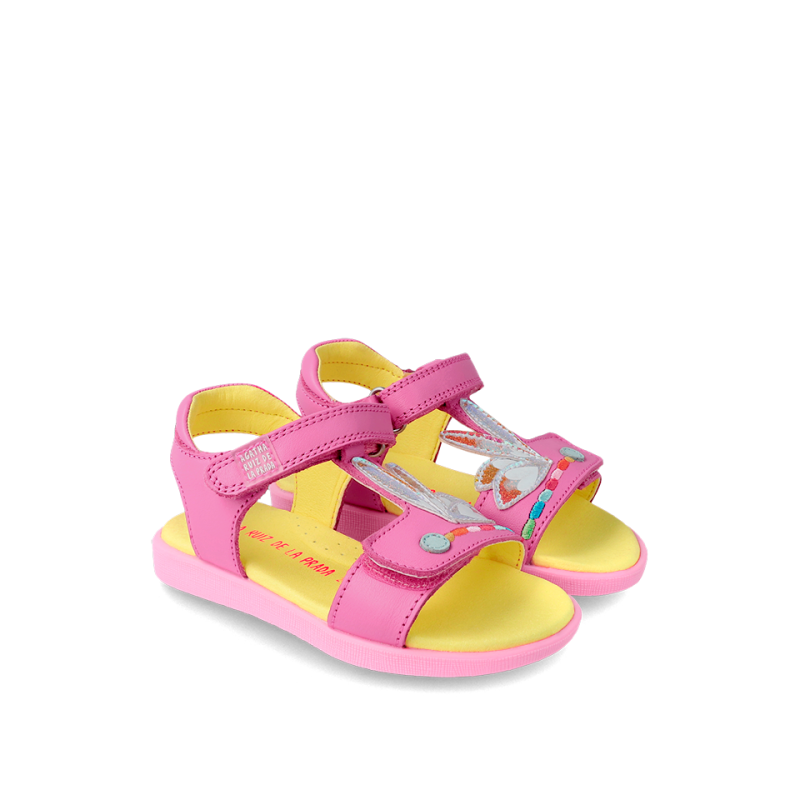 Αgatha Ruiz De La Prada Agatha Ruiz De La Prada Παιδικά Πέδιλα Ροζ Πέδιλο Κορίτσι / Sandals Girl Agatha-Ruiz-De-La-Prada-SS23-232947-Fuchsia-Poline-_-_-675