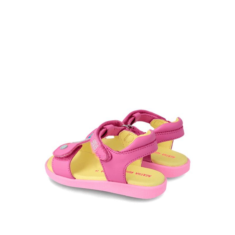 Αgatha Ruiz De La Prada Agatha Ruiz De La Prada Παιδικά Πέδιλα Ροζ Πέδιλο Κορίτσι / Sandals Girl Agatha-Ruiz-De-La-Prada-SS23-232947-Fuchsia-Poline-_-_-72