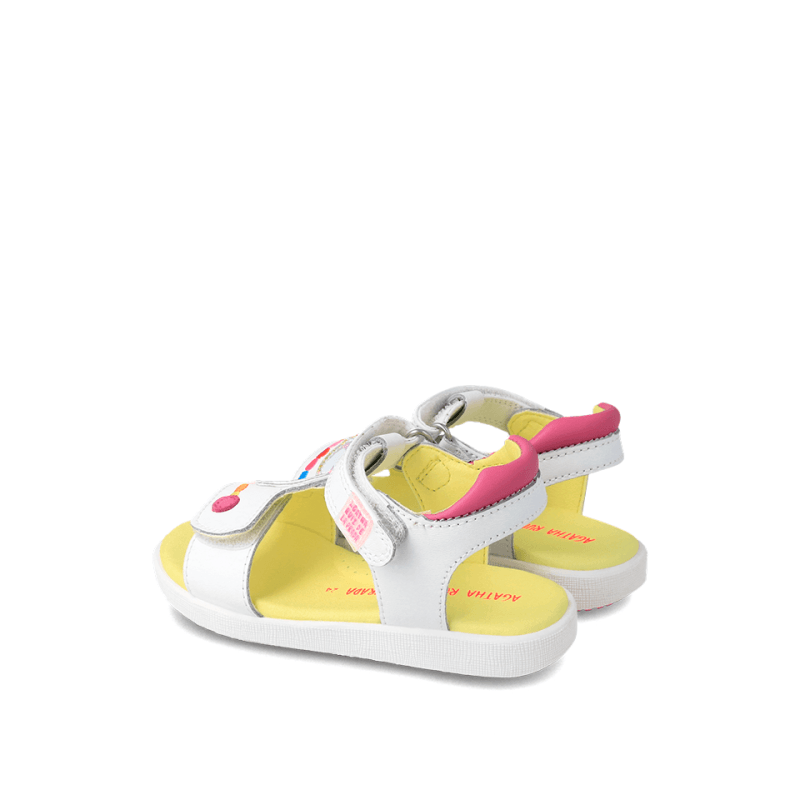 Agatha Ruiz De La Prada SS23 232947 White Poline παιδικά υποδήματα 