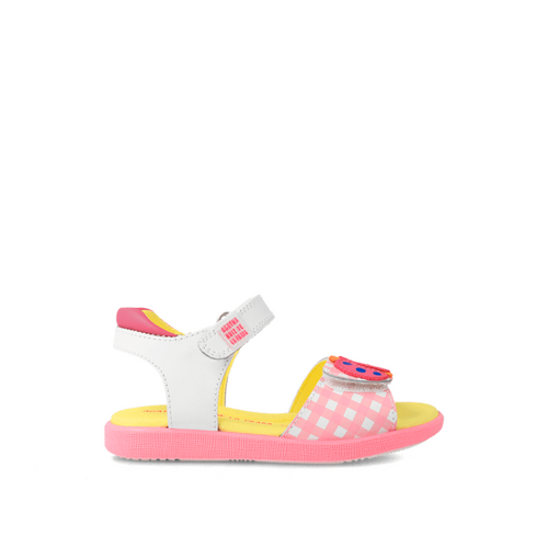 Αgatha Ruiz De La Prada Agatha Ruiz De La Prada Παιδικά Πέδιλα Πολύχρωμα Πέδιλο Κορίτσι / Sandals Girl Agatha-Ruiz-De-La-Prada-SS23-232948-White-Poline-_-_-276