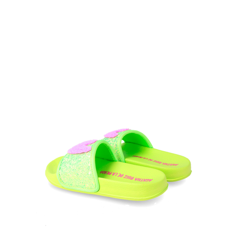 Αgatha Ruiz De La Prada Agatha Ruiz De La Prada Παιδικές Σαγιονάρες Slides Πράσινες Σαγιονάρα Κορίτσι / Flip flop Girl Agatha-Ruiz-De-La-Prada-SS23-232982-Green-Poline-_-_-226