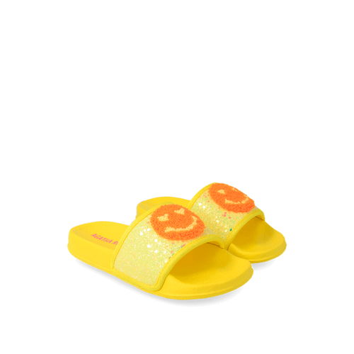 Agatha Ruiz De La Prada Children's Flip Flops Slides Yellow