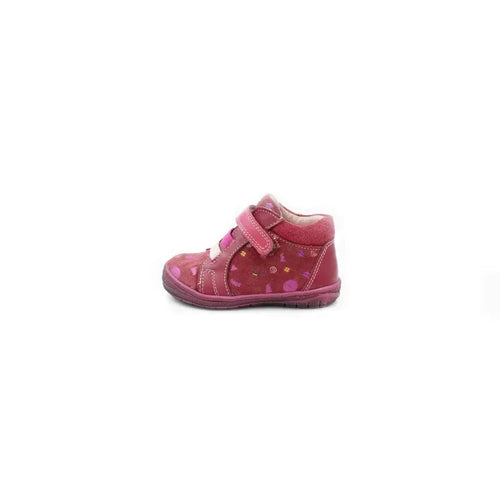 Children's Leather Boots Girls Arties Pomegranate