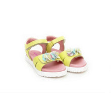 Sandales Enfant Arties Cuir Fille Jaune
