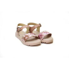 Arties Sandales En Cuir Enfant Fille Beige