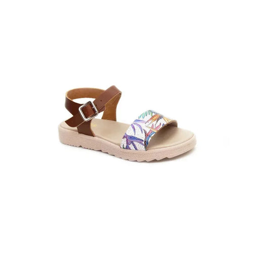 Children's leather sandals Arties Girl colorful
