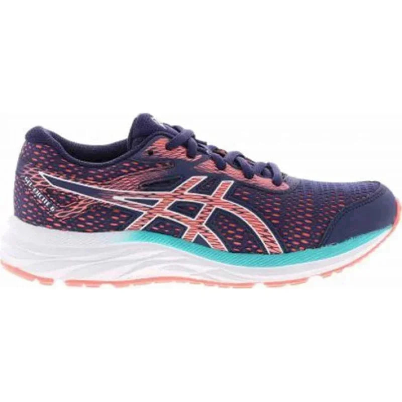Asics ASICS Αθλητικά Παιδικά Παπούτσια Running Excite 6 Gs JR Navy Μπλε Αθλητικά Κορίτσι /Sportshoes Girl Asics-1014A079-500-Mauve-Poline-_-_-206