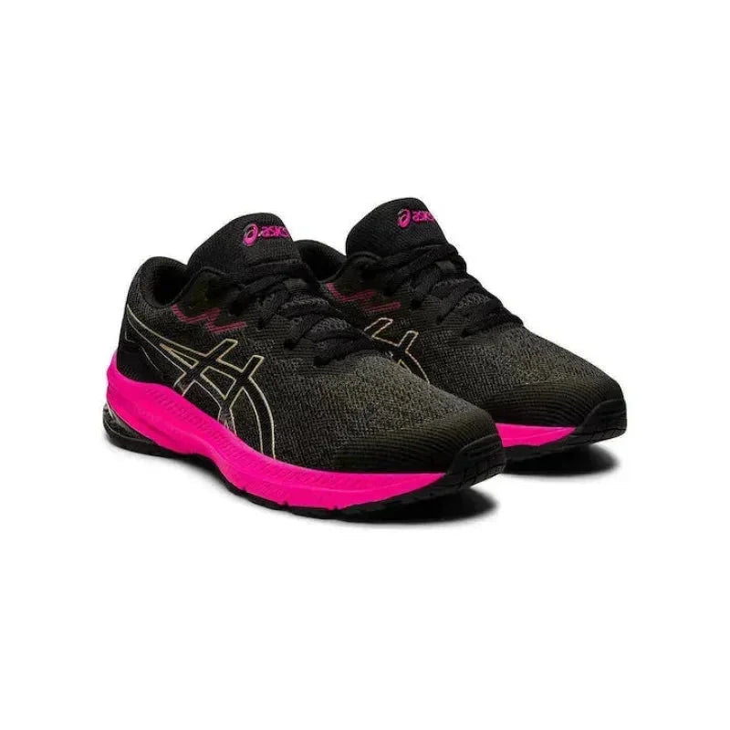 Asics ASICS Αθλητικά Παιδικά Παπούτσια Running Μαύρα Αθλητικά Κορίτσι /Sportshoes Girl Asics-SS22-1014A237-021-GT1000-Black-Poline-_-_-906