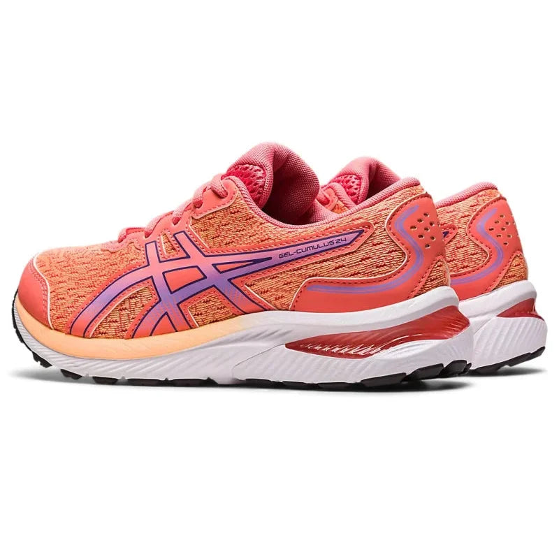 Asics ASICS Αθλητικά Παιδικά Παπούτσια Running Gel-Cumulus 23 Gs Πορτοκαλί Αθλητικά Κορίτσι /Sportshoes Girl Asics-SS23-1014A270-700-Coral-Poline-_-_-587