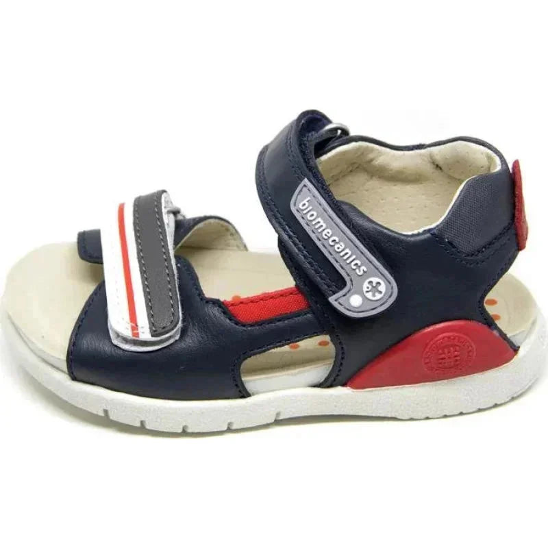 Biomecanics Biomecanics Παιδικά Πέδιλα Ανατομικά Navy Μπλε Πέδιλο Αγόρι / Sandals Boy Biomecanics-192183-Navy-Poline-_-_-778