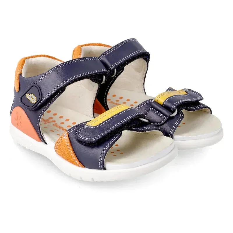 Biomecanics Biomecanics Παιδικά Πέδιλα Ανατομικά Navy Μπλε Πέδιλο Αγόρι / Sandals Boy Biomecanics-212190-Blue-Poline-_-_-60