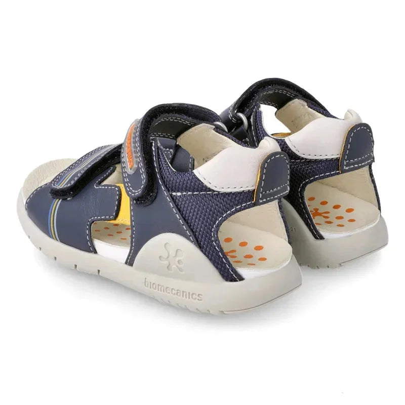Biomecanics Biomecanics Παιδικά Πέδιλα Ανατομικά Navy Μπλε Πέδιλο Αγόρι / Sandals Boy Biomecanics-212191-Blue-Poline-_-_-528