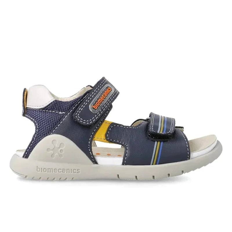 Biomecanics Biomecanics Παιδικά Πέδιλα Ανατομικά Navy Μπλε Πέδιλο Αγόρι / Sandals Boy Biomecanics-212191-Blue-Poline-_-_-823