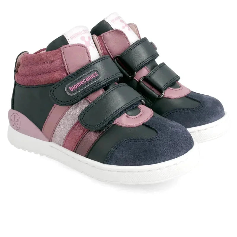 Biomecanics Biomecanics Παιδικό Sneaker High με Σκρατς για Κορίτσι Navy Μπλε Μποτάκι Κορίτσι / Boots Girl Biomecanics-AW22-211207-Marino-Poline-_-_-136