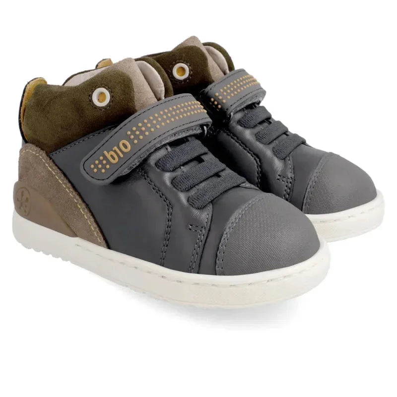 Biomecanics Biomecanics Παιδικό Sneaker High με Σκρατς για Αγόρι Ανθρακί Μποτάκι Αγόρι / Boots Boys Biomecanics-AW22-211216-Antracita-Poline-_-_-407